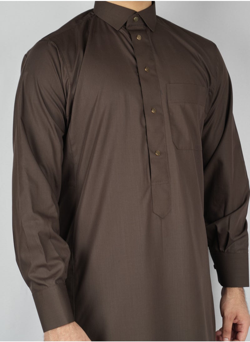 صدف - ثوب سعودي  قلاب بني رجالي (m) - Image 1