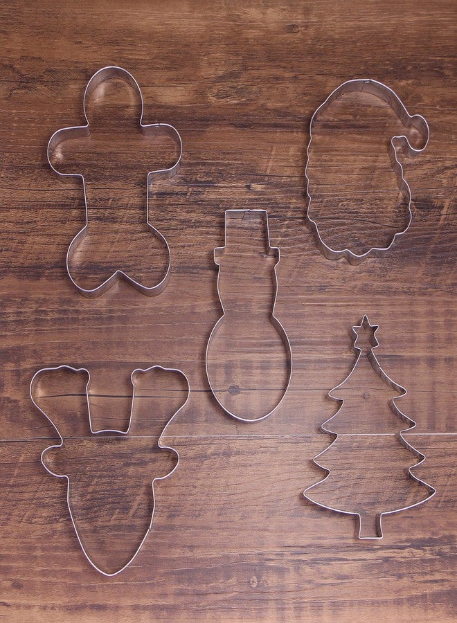 Keewah Giant Christmas Cookie Cutter Set - 5 Piece - Stainless Steel - Image 5
