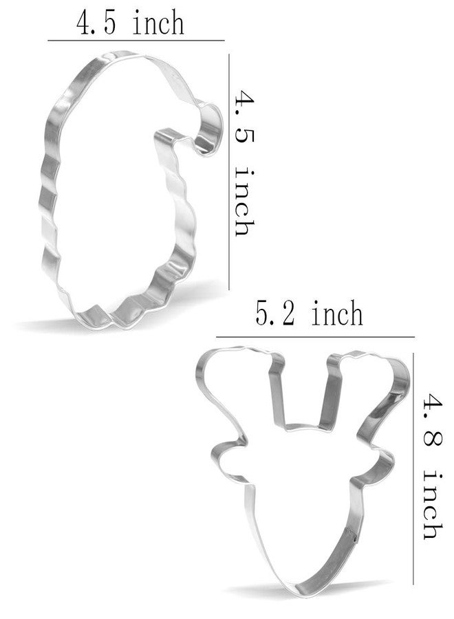 Keewah Giant Christmas Cookie Cutter Set - 5 Piece - Stainless Steel - Image 3