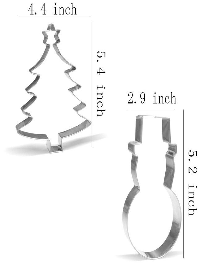Keewah Giant Christmas Cookie Cutter Set - 5 Piece - Stainless Steel - Image 2