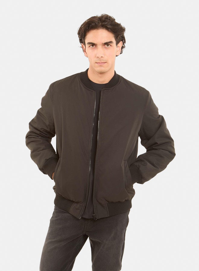 Premoda Permoda Men Bomber Jacket Black - Image 3