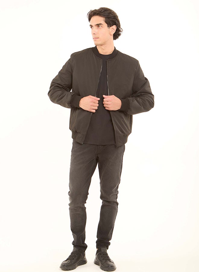 Premoda Permoda Men Bomber Jacket Black - Image 2