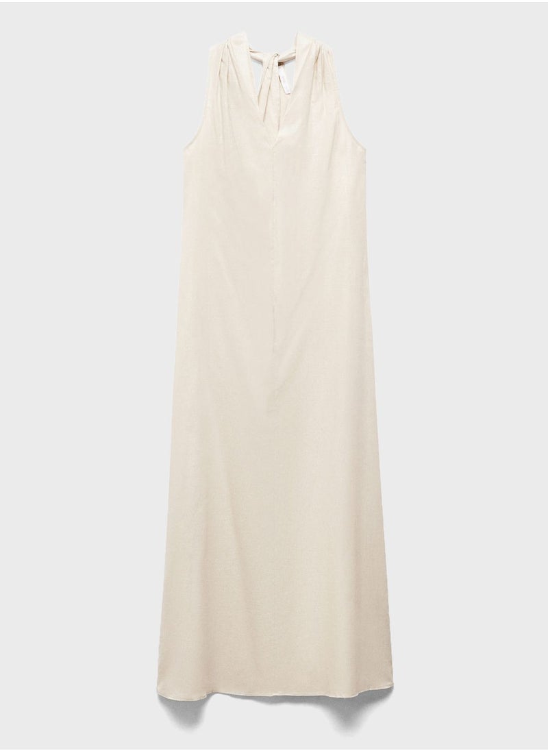 MANGO - V-Neck Dress - Image 1
