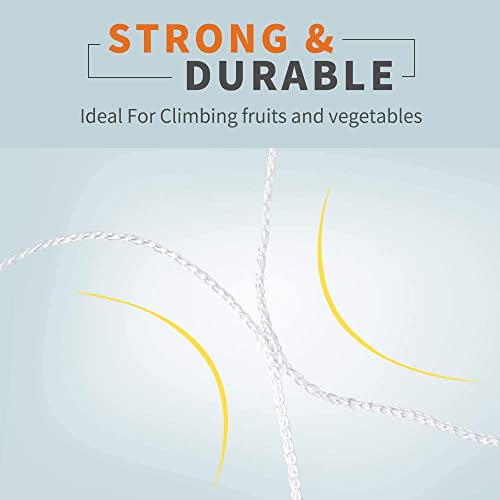 Tcamp Heavy-Duty Polyester Plant Trellis Netting 5 x 30ft (1 Pack) (5 Ft X 30 Ft) - Image 4