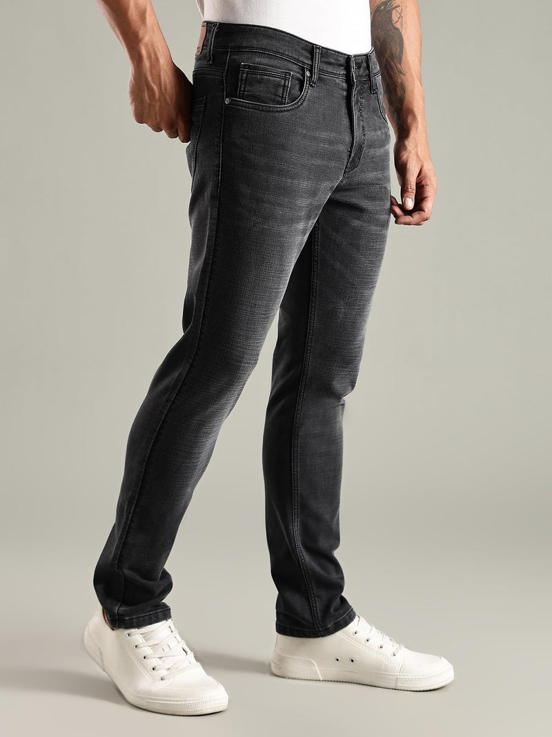 Thomas Scott Men's | Mild Fade | Slim Fit | Denim | Regular Wear | Stretchable | Casual Jeans for Men - Image 3