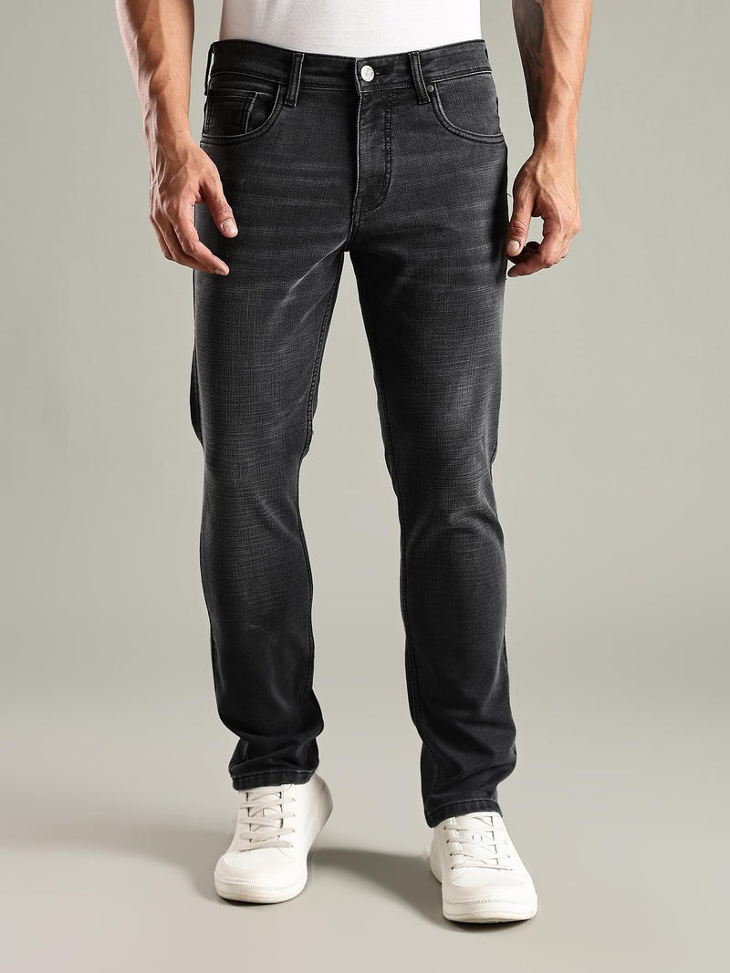 Thomas Scott Men's | Mild Fade | Slim Fit | Denim | Regular Wear | Stretchable | Casual Jeans for Men - Image 2
