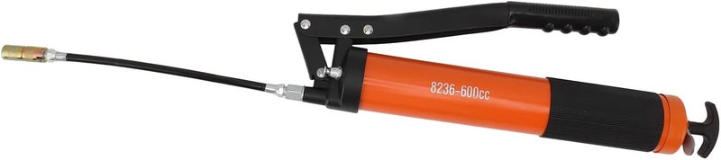 10000PSI High Pressure Manual Grease for Automobiles Trucks Ships with Hose for Comfortable Use and Reliable Performance (Orange Reinforced Double Piston) - Image 3