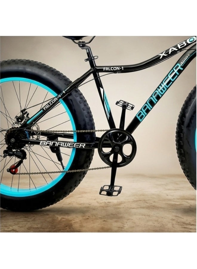 banaweer 26-Inch Mountain Bike – Fat Tire Anti-Slip, Multi-Speed Gear, Sporty Design - Image 2