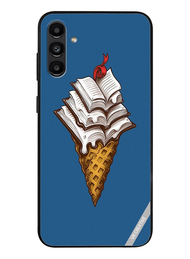 VR CREATIVE Protective Case Cover For Samsung Galaxy A13 5G Book Icecream Design Multicolour - Image 1