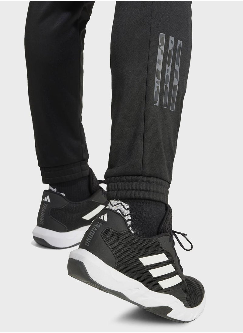 Adidas Camo Pant Black Training Pants XS - Image 5