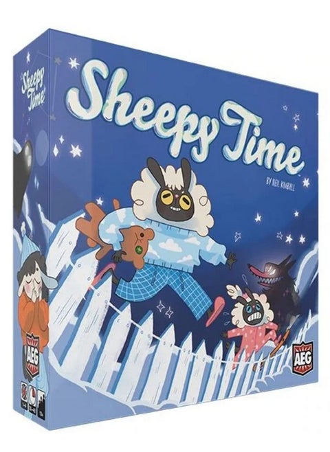 AEG Sheepy Time | Play as Sheep Jumping the Fence in Dreamland, avoid Nightmares | Interactive Push Your Luck Family Game | 1-4 Players | Ages 10+