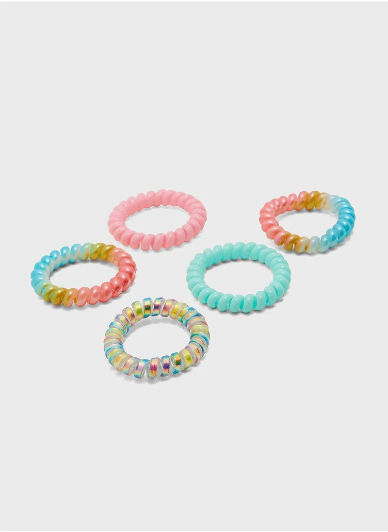 Claires Kids 5 Pack Rainbow Headband