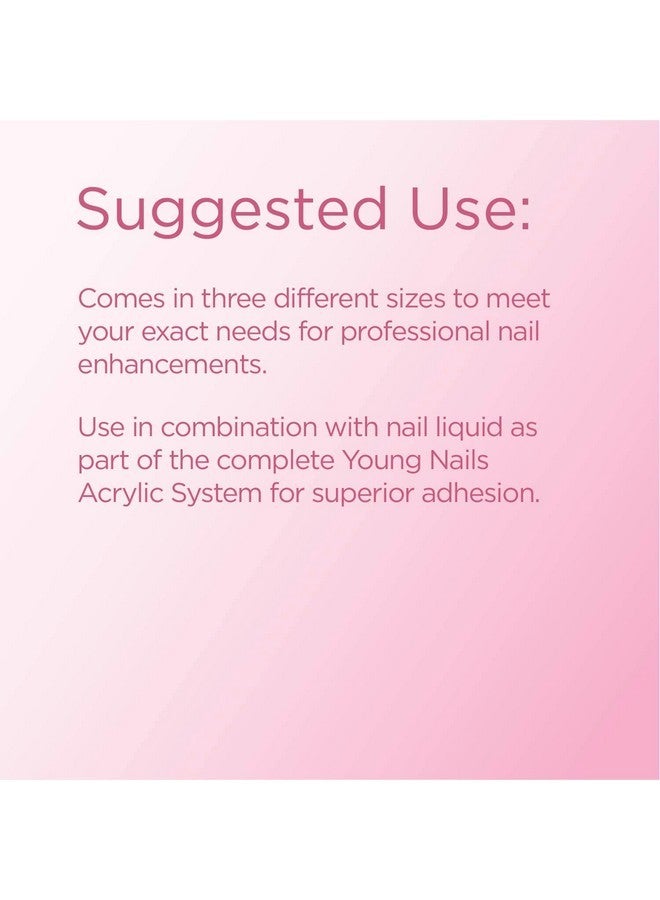 Young Nails Acrylic Cover Powder - Self-Leveling Acrylic Nail Powder, Clear Nude Pink White Acrylic Powder For Nail Extenstion, Professional Grade, Superior Adhesion, Color - Rosebud, 85G - Image 4