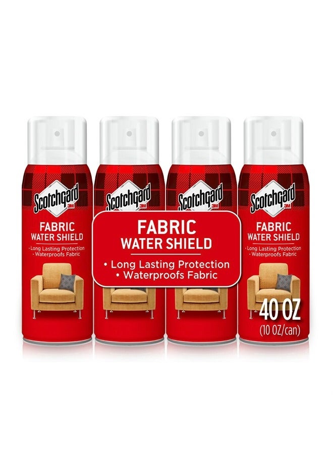 Scotchgard - Fabric Water Shield, Water Repellent Spray for Clothing and Household Upholstery Items, Long-Lasting Water Repellent, Four 10 Oz (Pack of 4) - Image 1