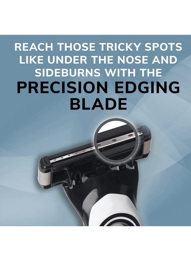 Bic ماكينة حلاقة هايبرد فليكس 5 تيتانيوم 5 شفرات للاستخدام مرة واحدة للرجال لحلاقة ناعمة ومريحة بمقبض واحد و7 خراطيش مجموعة من 8 قطع من ماكينة الحلاقة - Image 5