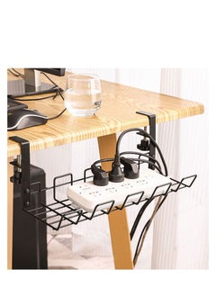 PYEBE A Sturdy Metal Wire And Cable Management Tray Basket And Cable Sorting Rack Without Drilling Holes Under The Office Desk, Suitable For Offices And Homes  - Image 2
