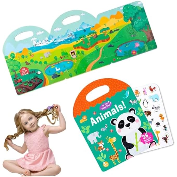 STICKER BOOK - REUSABLE STICKER BOOK, ACTIVITY BOOK - Image 1