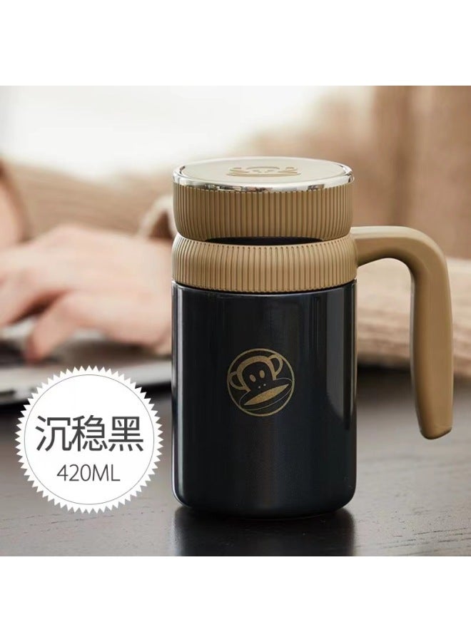 Big Mouth Monkey Thermos Cup Tea Separation Office Business Stainless Steel Water Cup Accompanying Tea Cup Men And Women