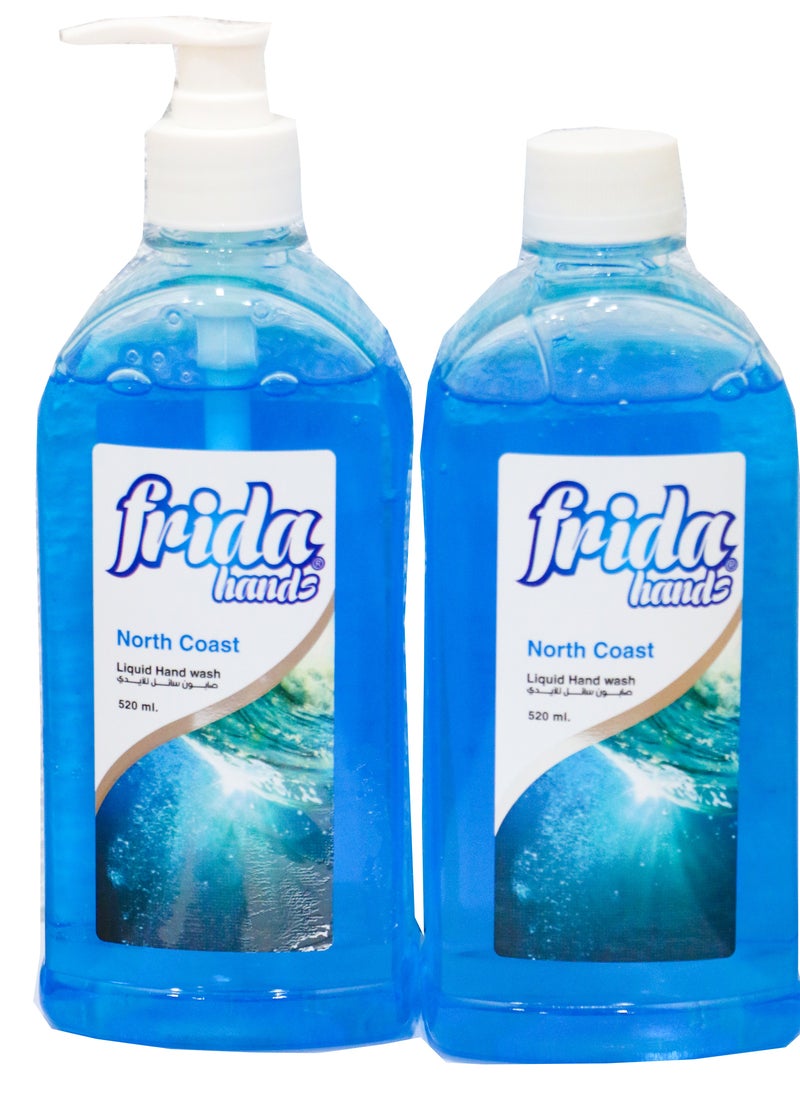 Frida Frida Hands North Coast Liquid Hand Wash 1+1 520 Ml  - Image 1