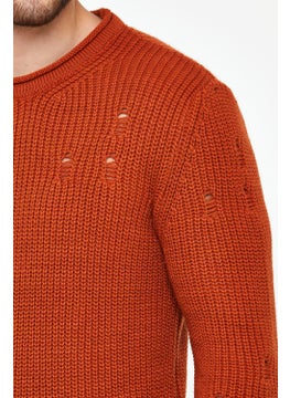 Cool Tarz Cool Style Tile Men's Destroyed Model Knitwear Sweater  - Image 3