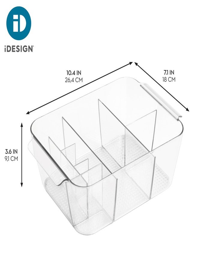 أي ديزاين منظم مكياج iDesign للطاولة - تخزين مستحضرات التجميل وأدوات النظافة، طقم من قطعتين، شفاف، صنع في الولايات المتحدة الأمريكية - Image 4