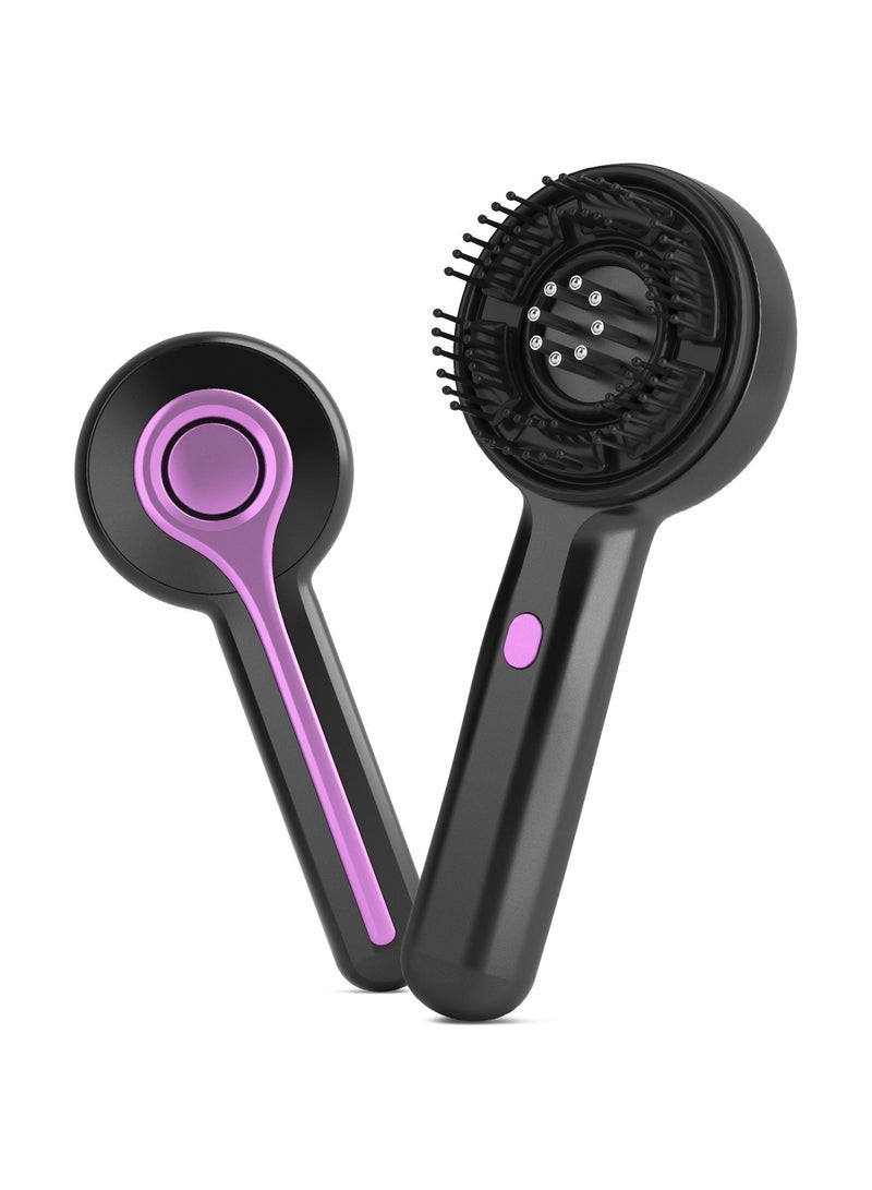 عام مشط تدليك كهربائي متعدد الوظائف: يدمج مصل العناية بالشعر، يُدخّل الأدوية، ويعمل بتقنية الضوء الأحمر، مع شحن عبر USB لاستخدام مريح في أي وقت. - Image 1