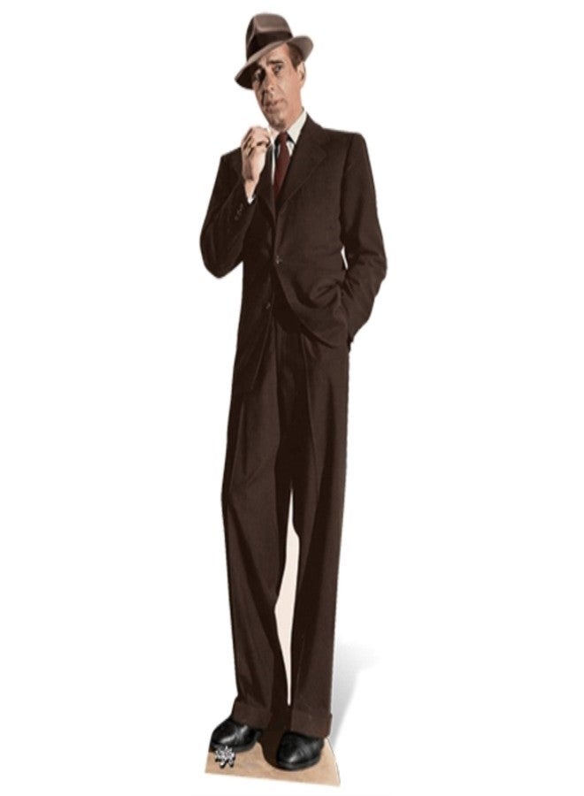 Star Cutouts, Humphrey Bogart, Cardboard Cutout Stand-Up, Celebrity Life-Size Stand-In - 74" x 24" - Image 2