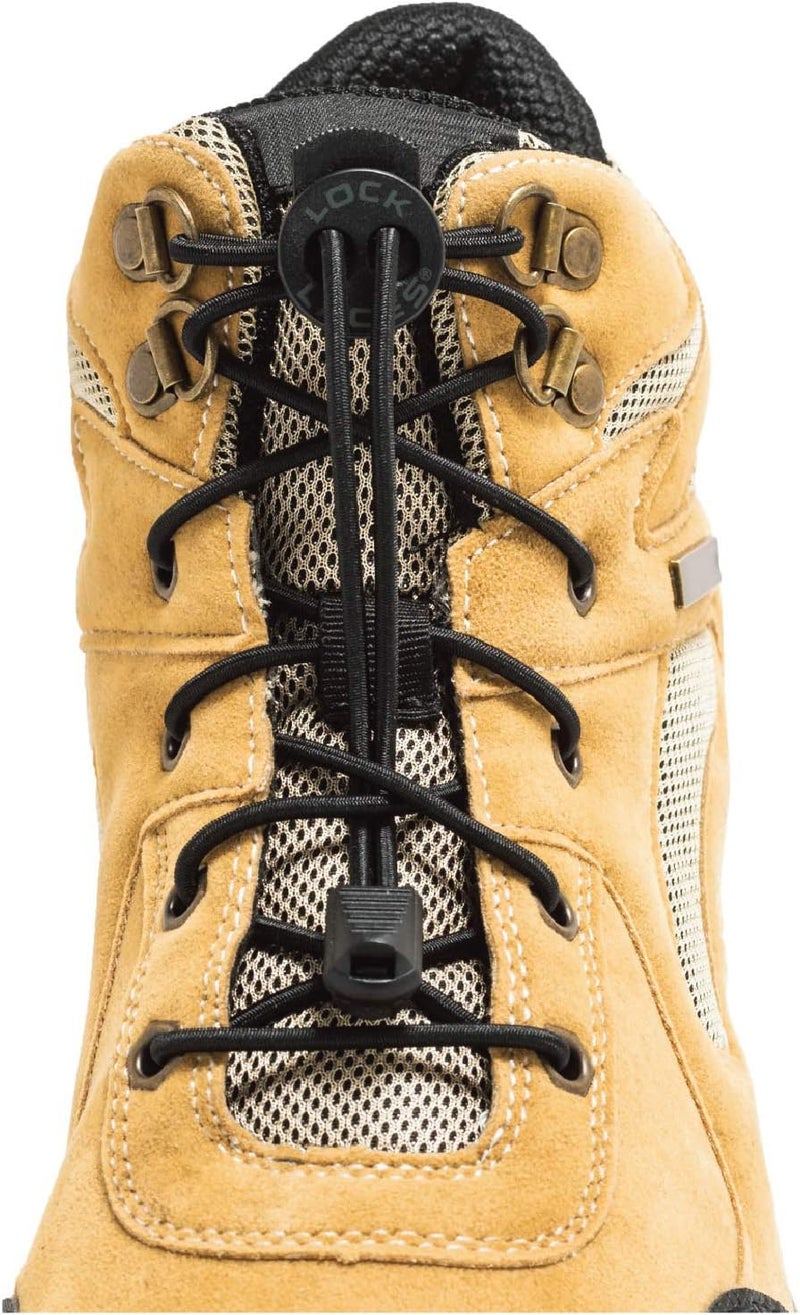 LOCK LACES رباطات مرنة ثقيلة الجودة بدون عقد للأحذية والأحذية (زوج واحد) - Image 1