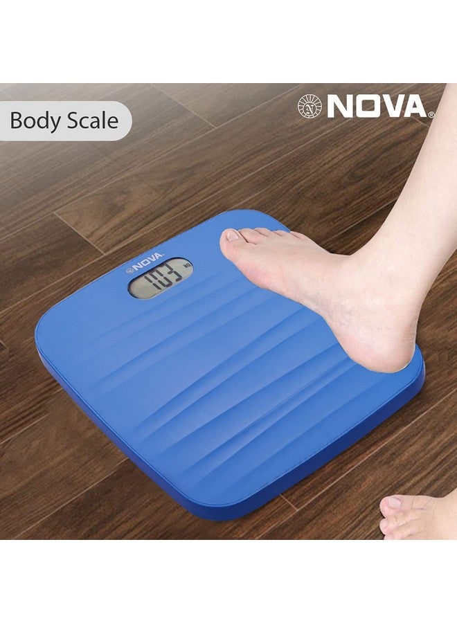 Nova BGS -1260 Ultra Lite Electronic Digital Personal Body Scale (Black/ Sea Blue - Colour May Vary) - Image 3