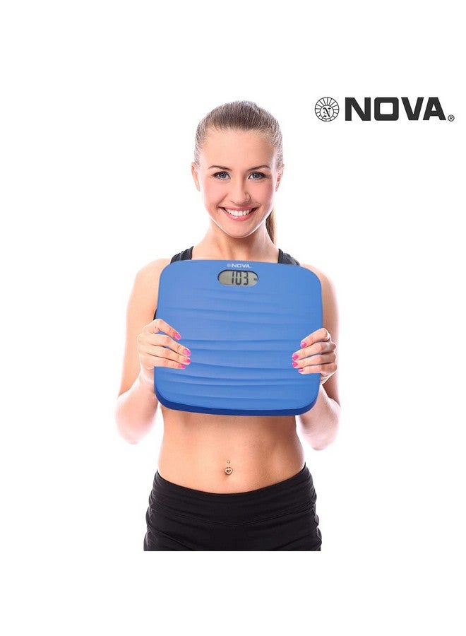 Nova BGS -1260 Ultra Lite Electronic Digital Personal Body Scale (Black/ Sea Blue - Colour May Vary) - Image 5
