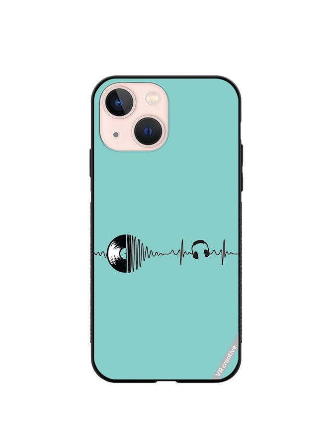 VR CREATIVE Protective Case Cover For Apple iPhone 14 Plus Music Beats Design Multicolour - Image 1