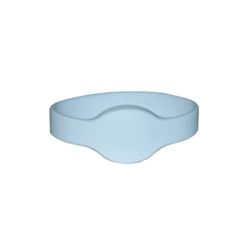RapidRadio RRHFWB01 13.56 MHz ISO14443A MIFARE FM1108 Compatible HF Silicone RFID Wrist Band (White, RRHFWB01, Pack of 5) - Image 1