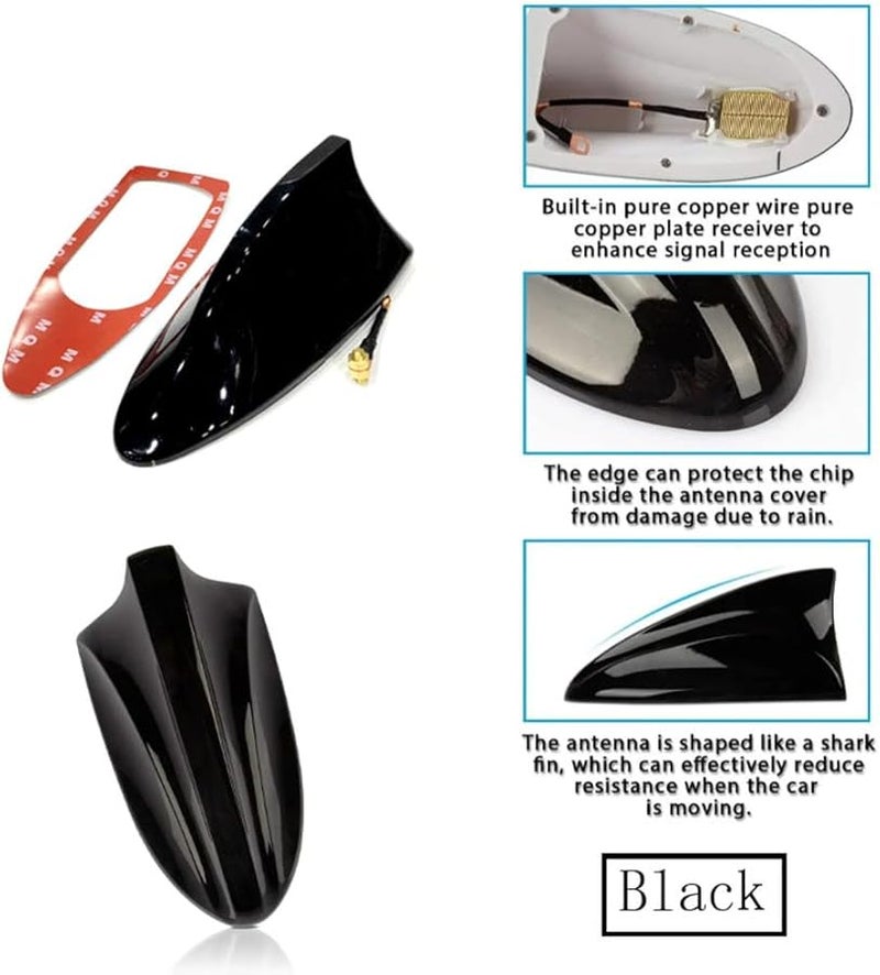 Universal Car Shark Fin Antenna Cover For Nissan X Trail Rogue 2014 2019 - Image 4