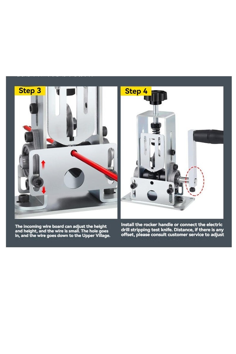 M MIAOYAN Wire Stripping Machine for Scrap Copper – Handheld Cable Peeler Tool Compatible with Electric Drill - Image 2