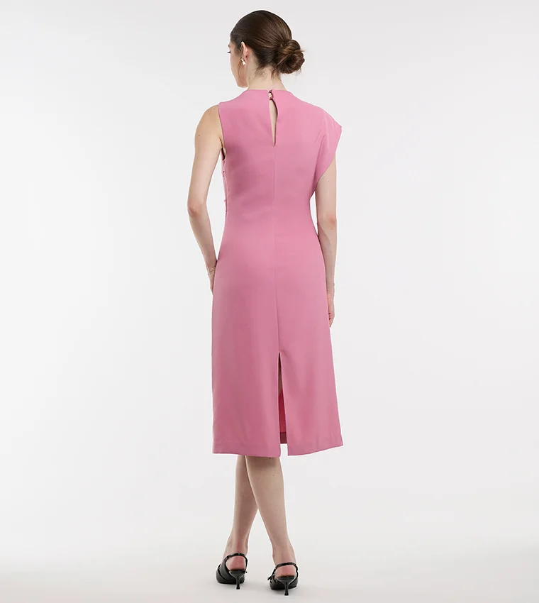 بي سي بي جي BCBG Dress With Shoulder Detail