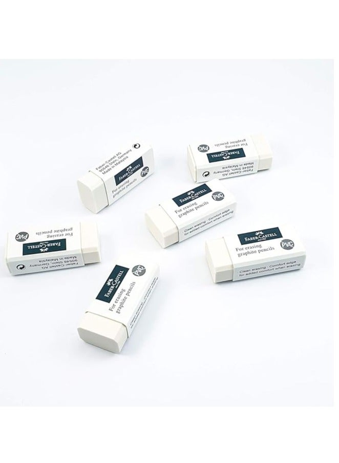 FABER-CASTELL FABER-CASTELL PVC-FREE ERASER MEDIUM BOX OF 30PCS  - Image 2
