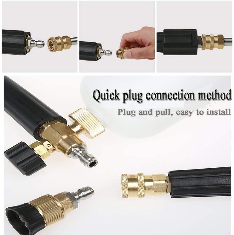 Aimex Aimex 14 Quick Connector QC Male Plug for Pressure Washer Fittings Male Threaded - Image 5