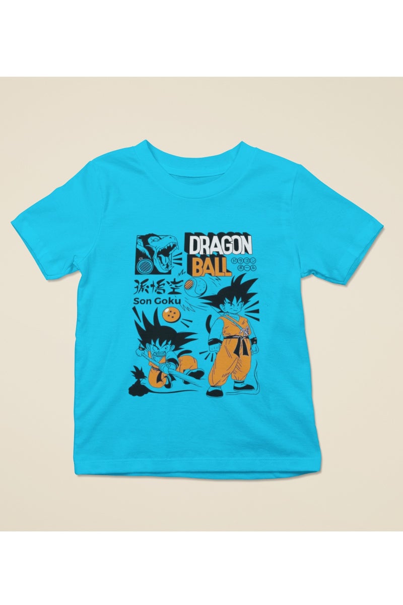 ZOOM Dragon Ball Characters Collage Kids T-Shirt