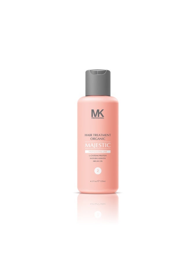 Majestic Keratin MAJESTIC MK PROFESSIONAL Organic Hair Straightening Therapy 125ml - Image 2