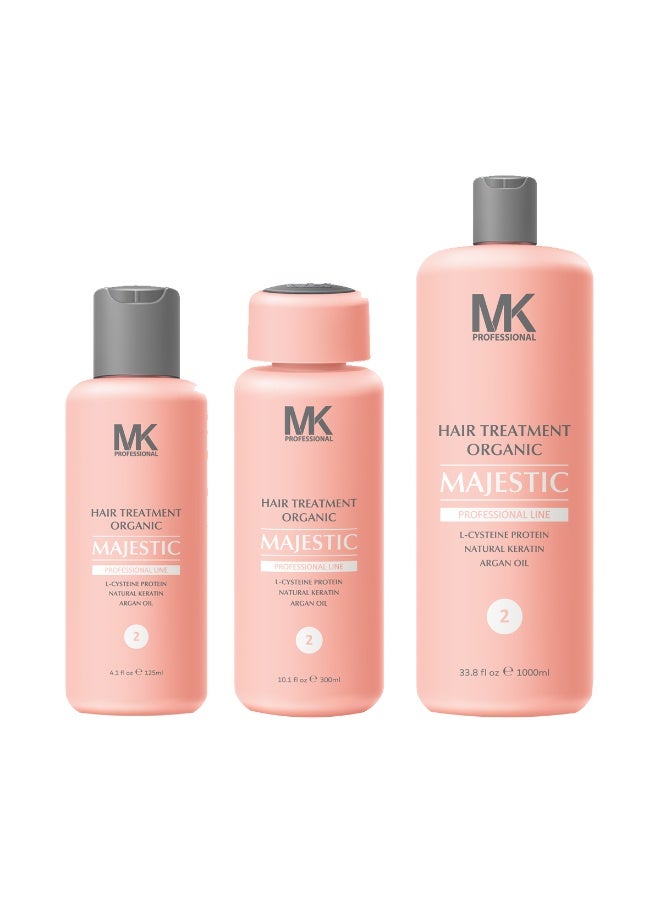 Majestic Keratin MAJESTIC MK PROFESSIONAL Organic Hair Straightening Therapy 125ml - Image 4