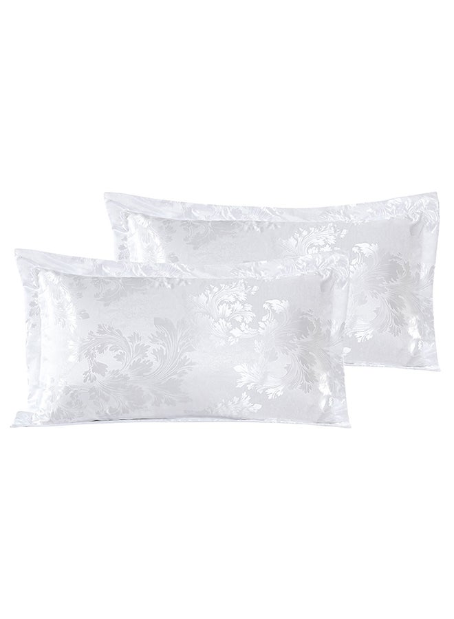 In-House Matilda | Jacquard Comforter Set 10 Pieces - 260x240 cm - White  - Image 5