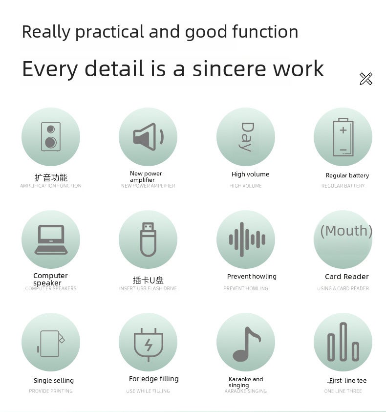 Rolton W405 Edition Fm Radio Speaker Music Player - Image 5