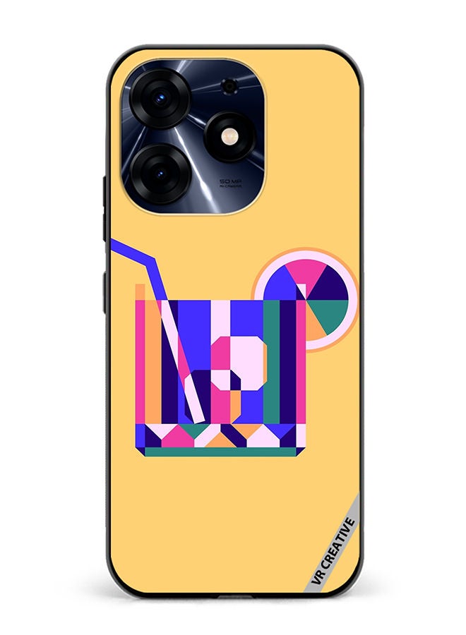 VR CREATIVE Protective Case Cover For Tecno Spark 10 Pro Juice Cup Design Multicolour - Image 1