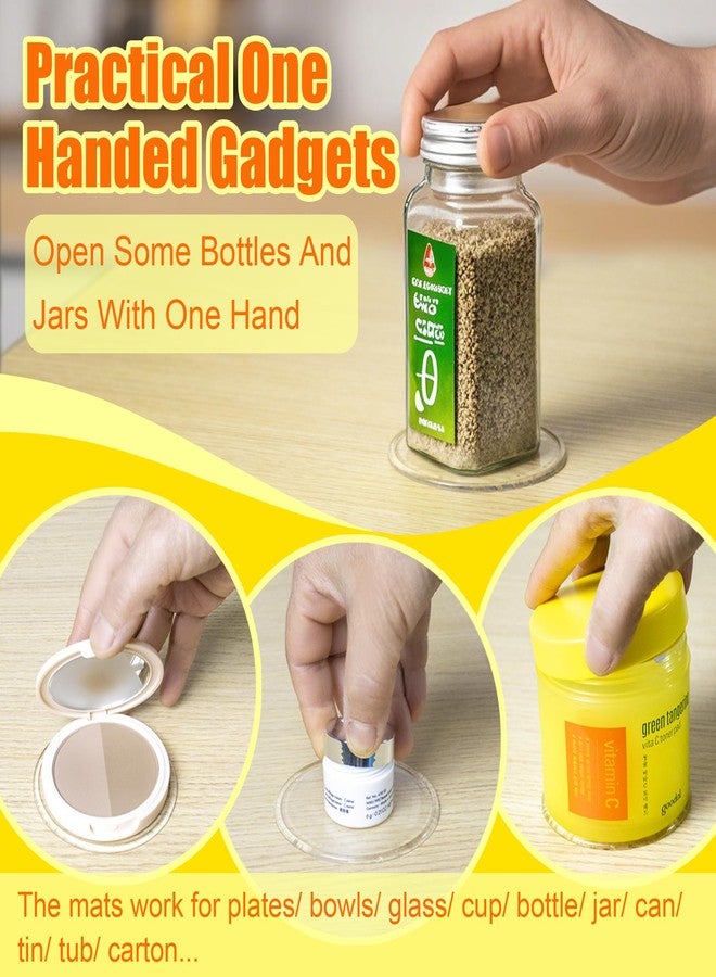 JINUPHION One Handed Gadgets Adaptive Equipment, to Secure The Bottom for Opening Jars/Bottles, & Mixing Food in A Bowl, Aids for Disabled, Parkinsons, Handicap Accessories for Daily Living(5 Pcs+Storage Box) - Image 3