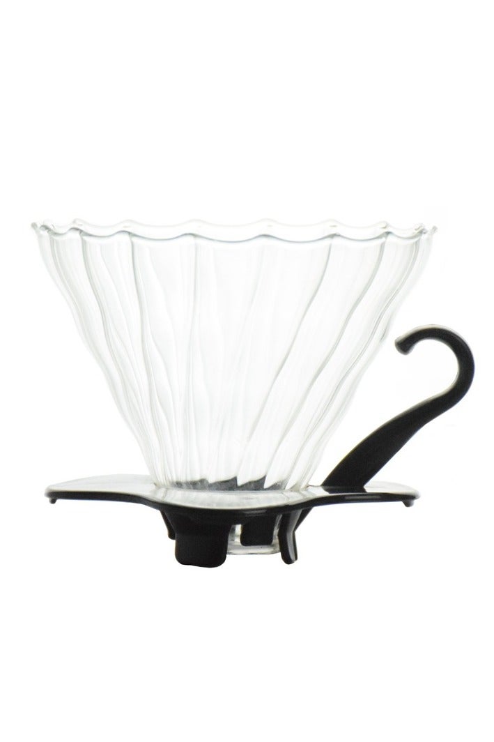 INVEIN V60 Coffee Dripper Set Size 02 – 4-Piece Kit with 600 ml Coffee Server, Size 02 Dripper, 100 Coffee Filters, and Measuring Spoon – Pour-Over Coffee Brewing Tools for 2–4 Cups - Image 3