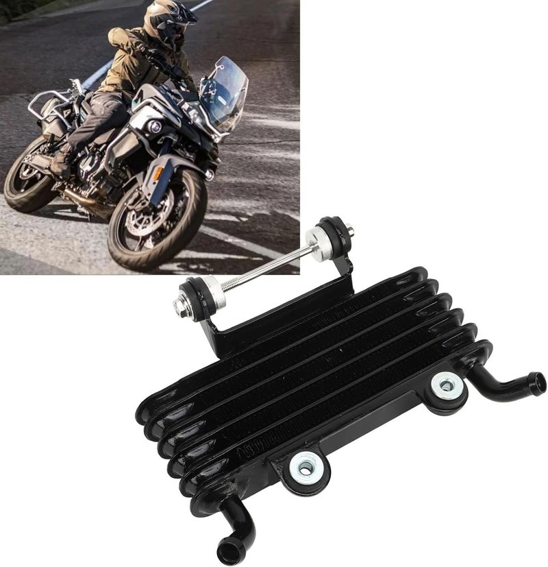 Engine Oil Cooler Assembly,Engine Oil Cooler Low Wear Strong Power Smooth Operation Fit For Car Motorcycles ATV Dirt Bike 50CC to 250CC Engine - Image 4