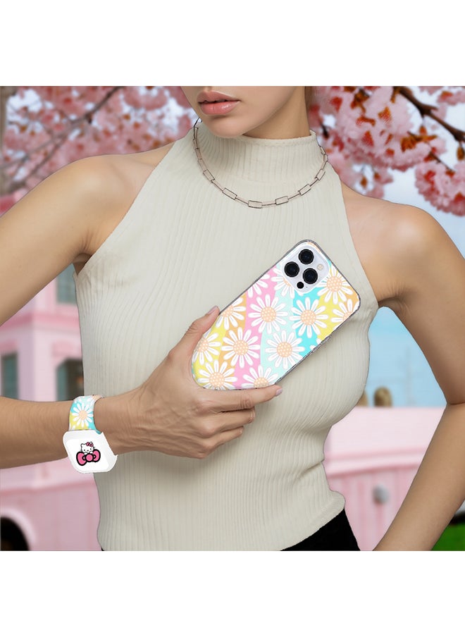 Generic - New Trendy Apple Watch Band & iPhone Case Combo | Playful Gym-to-Office Style | Anti-Fade | Fits iPhone 12/13/14/15/16 & iWatch Series 10/9/8/7/6/5/4/3/2/1/SE/Ultra/Hermès - Image 1