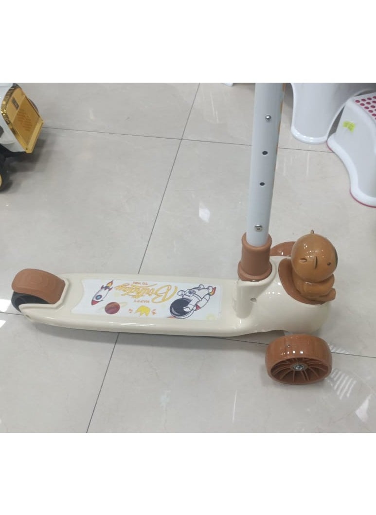 Scooter  Kids Three Wheel Scooter With Light Up LED Wheels For Toddlers Girls & Boys, 3 Adjustable Height , Lean To Steer, Extra-wide Deck, Light Up Wheels For Children From 3-14 Years Old  - Image 2