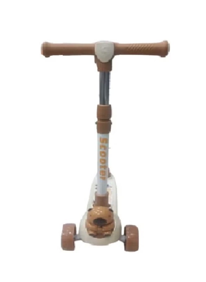 Scooter  Kids Three Wheel Scooter With Light Up LED Wheels For Toddlers Girls & Boys, 3 Adjustable Height , Lean To Steer, Extra-wide Deck, Light Up Wheels For Children From 3-14 Years Old  - Image 1