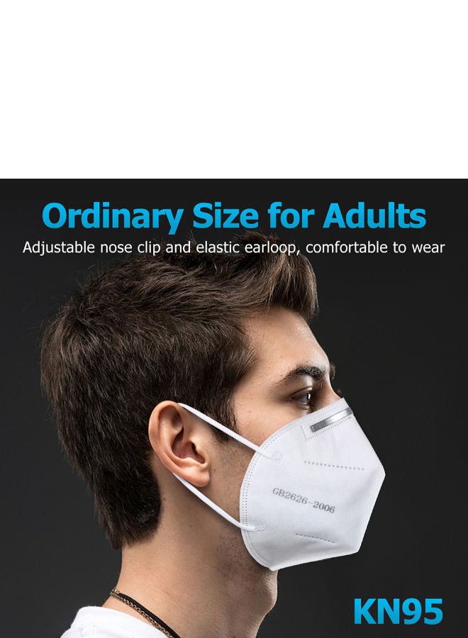 NIBEMINENT 10-Piece 4-Layer KN95 Disposable Face Mask - Image 2